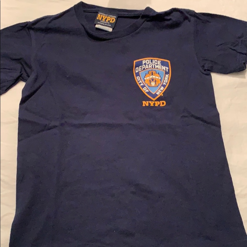 NYPD boys t shirt .. worn maybe once